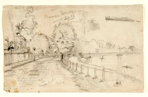 Thames at Barnes بواسطة جون اتكينسون جريمساو