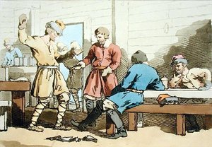 كاباك ، محفور بواسطة الفنان ، نُشر عام 1803 (ليثو ملون)