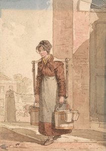 A Milkmaid بواسطة جون أوغستوس أتكينسون