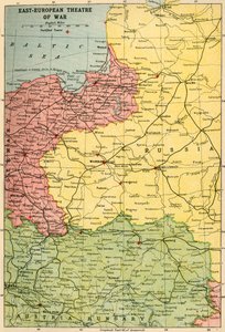 مسرح شرق أوروبا للحرب ، 1914-1918 ، c1920.