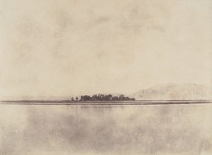 النيل أمام تلال طيبة ، 1853-54. بواسطة جون بيسلي غرين