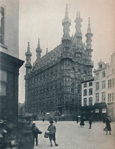 قاعة المدينة ، لوفين ، بلجيكا ، c1900 1914-1915