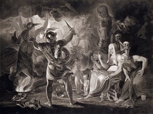 ماكبث ، The Three Witches and Hecate ، 1805