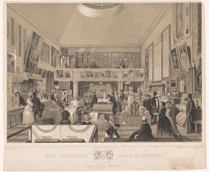 معرض Interieur van de Law Court tijdens de Salisbury المحلي ، 1852 معرض سالزبوري المحلي 1852. اللوحة الثانية ، المحكمة القانونية (العنوان على الكائن) بواسطة جون براندارد