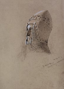 الأمير الأسود (1330-76) ، 13 ديسمبر 1859 (قلم وحبر على ورق) بواسطة جون بريت