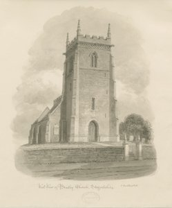 Bradley Church: sepia drawing بواسطة جون باكلر