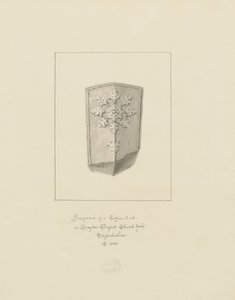 كنيسة درايتون باسيت - غطاء التابوت: رسم بني داكن ، 1838 بواسطة جون باكلر
