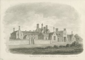 Lichfield - Union Workhouse: رسم بني داكن بواسطة جون باكلر