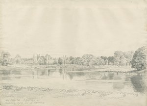 باتشول هاوس - بارك آند بول: الرسم بقلم الرصاص ، ٢٥ أغسطس ١٨٢٠ بواسطة جون باكلر
