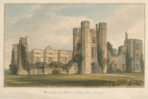 ساسكس - Cowdray House ، 1825 بواسطة جون باكلر