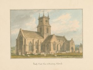 ويلتشير - كنيسة Tisbury ، 1804 بواسطة جون باكلر