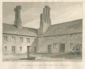 ورشيسترشاير - درويتويتش - ستاينورز كورت: رسم بني داكن ، 1833 بواسطة جون باكلر
