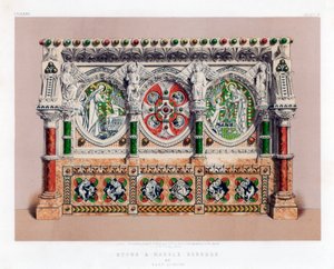 الحجر والرخام Reredos ، القرن التاسع عشر. بواسطة جون بورلي ارينج