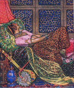 زيرا في الأسر ، توضيح من حديقة كاما (وكلمات أخرى من الهند) ، 1920 بواسطة جون بيام ليستون شو