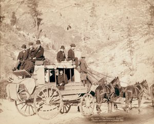 الغرب القديم Deadwood Stagecoach بواسطة جون سي جرابيل