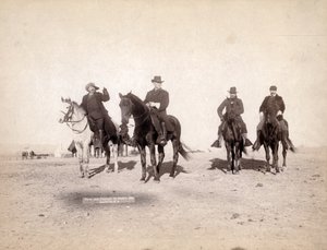 عرض معسكر هندي معادي ، 1891 بواسطة جون سي جرابيل