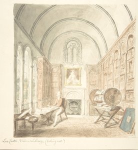 قلعة ليا ، منظر في المكتبة ، باتجاه الشرق ، كاليفورنيا. 1816.