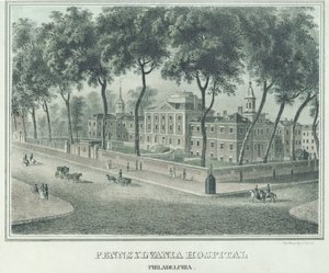 مستشفى بنسلفانيا ، 1838 بواسطة جون كاسبار وايلد