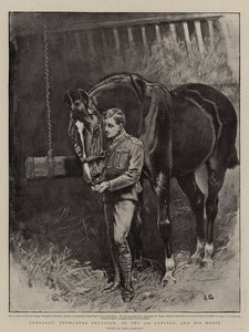 الرفاق ، عازف البوق Shurlock ، من لانسر الخامس ، وحصانه بواسطة John Charlton