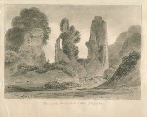 قلعة ألتون: رسم بني داكن ، 1841 بواسطة جون شيسيل بكلر