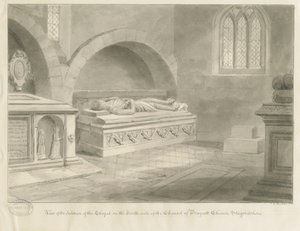 داخل Draycott في كنيسة Moors: رسم بني داكن ، 1841 بواسطة جون شيسيل بكلر