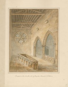 ويلتشير - كنيسة Boyton - مصلى ، 1812 بواسطة جون شيسيل بكلر
