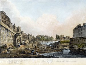 باريس: Vue du Pont Notre-Dame - في "Paris see by JC Mats"، ed. ميلر ، لندن بواسطة جون كلود ناتس