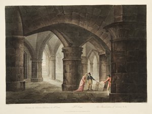 مكان دفن تورين ، صورة توضيحية من فرساي وباريس وسانت دينيس. 1809 (أكواتينت) بواسطة جون كلود ناتس