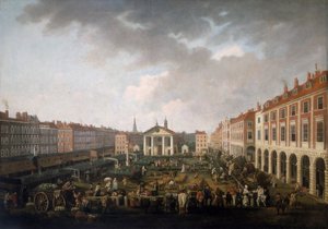 "كوفنت جاردن بيازا آند ماركت" ، 1775