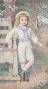 صبي مع طوق بواسطة جون كولينجهام مور