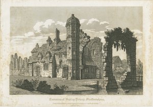 دادلي بريوري: engraving، nd [c 1821] بواسطة جون كوني