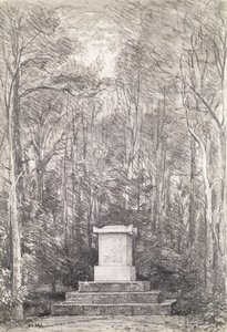 سينوتاف إلى السير جوشوا رينولدز في قاعة كولورتون ، ليسترشاير ، 1823 (رسم بالقلم الرصاص) بواسطة جون كونستابل