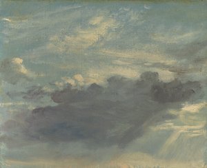 دراسة السحابة ، c.1821-22 بواسطة جون كونستابل
