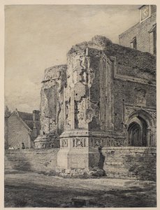 كنيسة شرق بيرغولت ، من الجنوب الغربي ، 1815-1717 بواسطة جون كونستابل