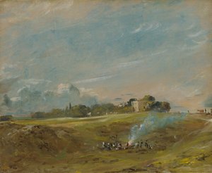 هامبستيد هيث ، مع نار ، كاليفورنيا. 1822. بواسطة جون كونستابل