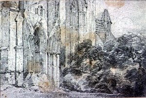 أنقاض كنيسة (رسم) بواسطة جون كونستابل