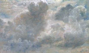دراسة غيوم الركام 1822 (زيت على ورق مرسوم على قماش) بواسطة جون كونستابل