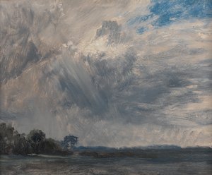 دراسة لسماء غائمة ، كاليفورنيا. 1825. بواسطة جون كونستابل