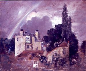 The Grove أو Admiral's House ، هامبستيد ، حوالي 1821-22 بواسطة جون كونستابل