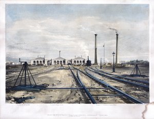 كامدن تاون إنجن هاوس ، 1838 بواسطة جون كوك بورن