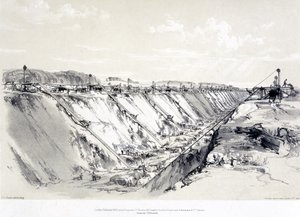 Tring Cutting ، 19 يونيو 1837 بواسطة جون كوك بورن