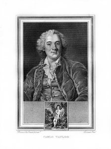 Carle or Charles-Andre van Loo ، رسام الموضوع الفرنسي ، 1825. بواسطة جون كورنر