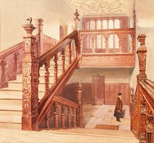 تشارترهاوس: جراند ستيركيس ، مايو 1885 (ألوان مائية) بواسطة جون كروثر