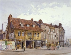 طريق لامبث بريدج ، لامبيث ، لندن ، c1874 بواسطة جون كروثر