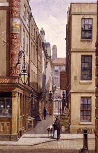 Stag Public House ، Devereux Court ، London ، 1887 بواسطة جون كروثر