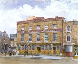 The Bricklayers 'Arms Inn ، أولد كينت رود ، ساوثوارك ، لندن ، 1880 بواسطة جون كروثر