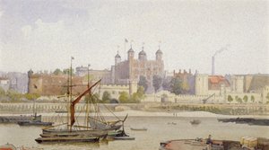 برج لندن ، ستيبني ، لندن ، c1883 بواسطة جون كروثر