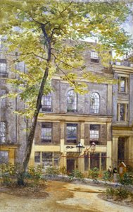 منظر لـ Woolpack Tavern ، St Peter's Alley ، مدينة لندن ، 1882 بواسطة جون كروثر