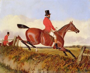 صيد الثعالب: تطهير البنك ، c.1840 (النفط على متن الطائرة)
