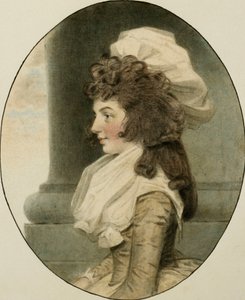 صورة لسارة وايتمور ، جالسة عمود ، 1787 بواسطة جون دومان